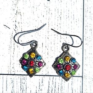 Colorful Gemstone Earrings